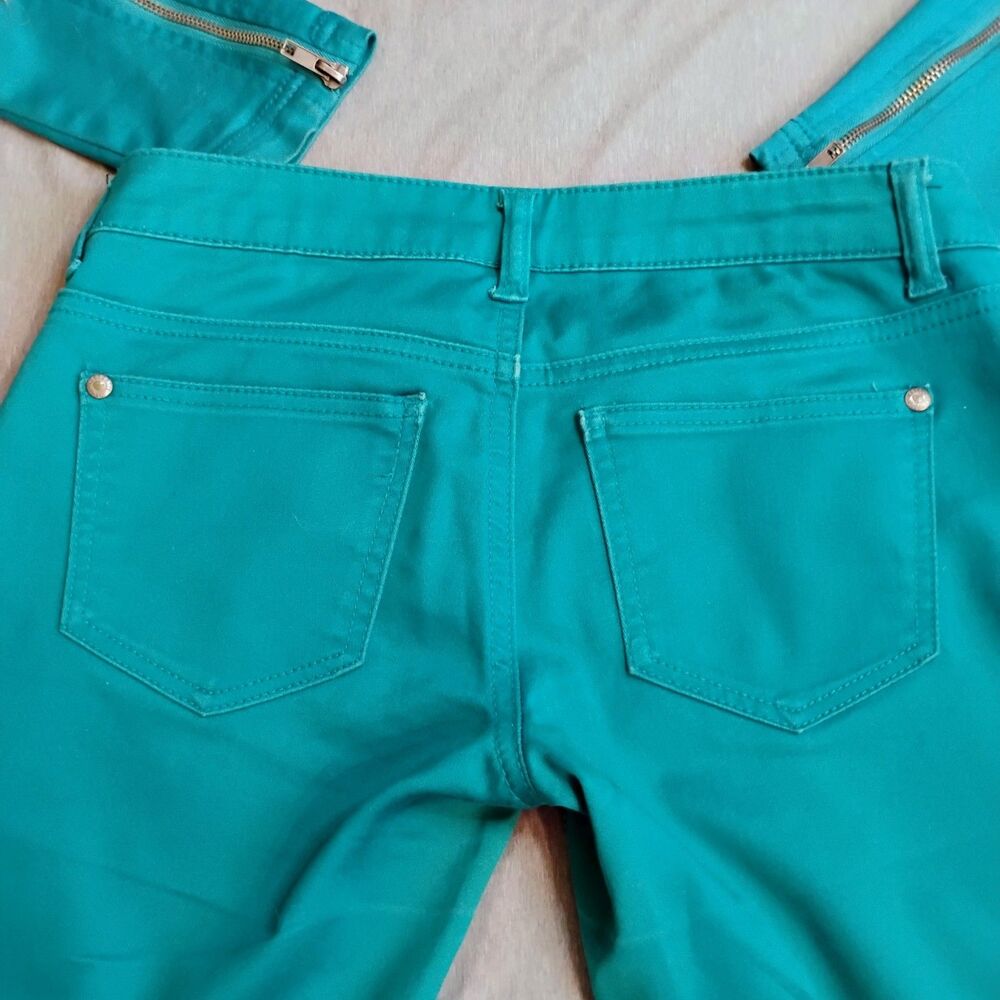Celebrity Pink y2k Teal Outfit Set Womens Small / Pants Size 1 Moto Jacket Pants - Picture 12 of 16